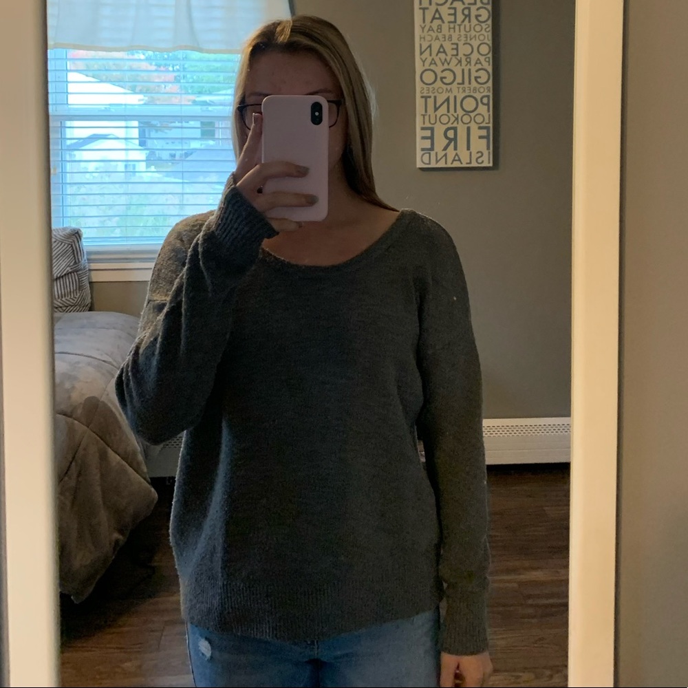 Garage Gray Sweater